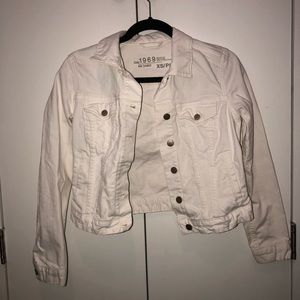White denim jacket